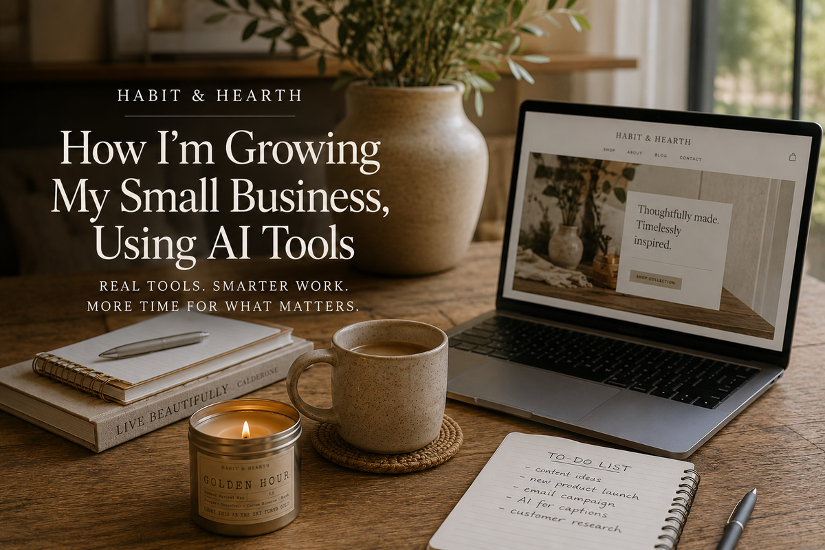 How I’m Growing My Small Business, Using AI Tools