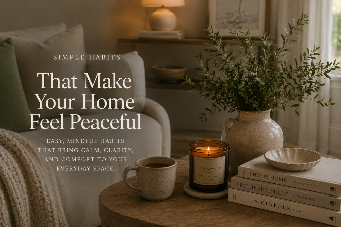 Simple Habits That Make Your Home Feel Peaceful