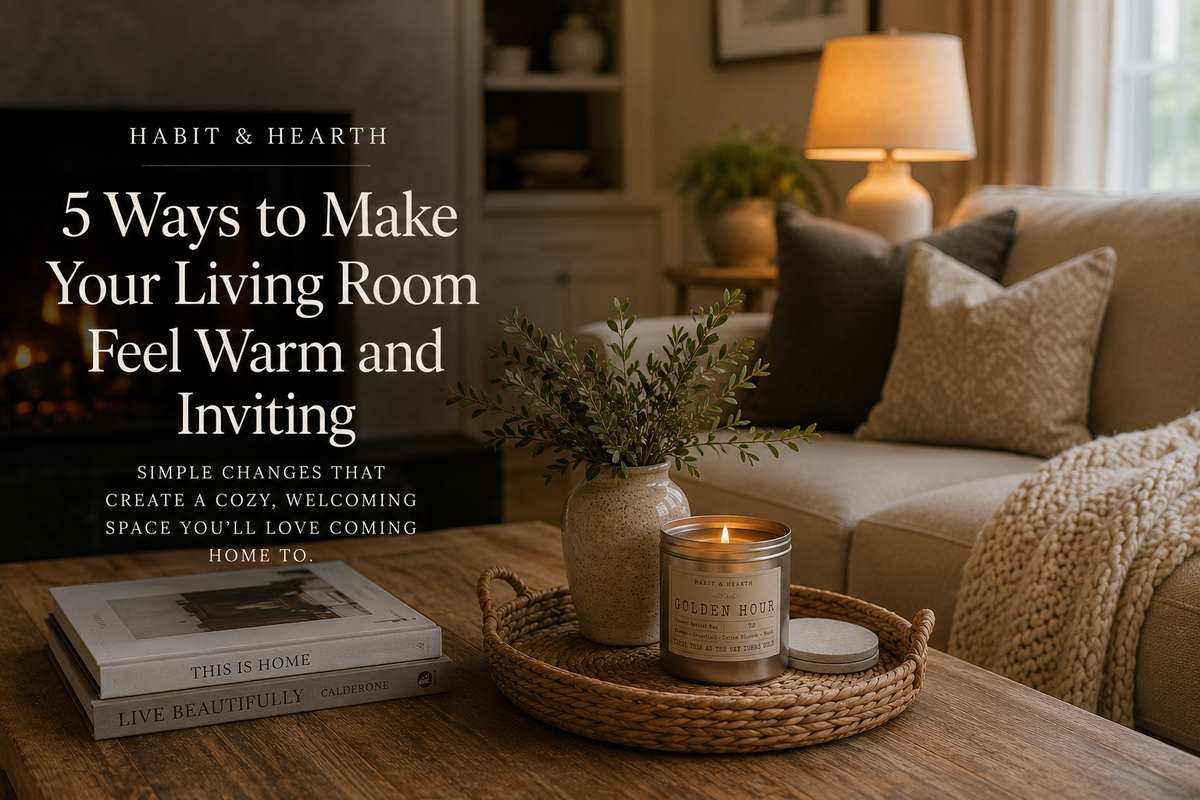 5 Ways to Make Your Living Room Feel Warm and Inviting