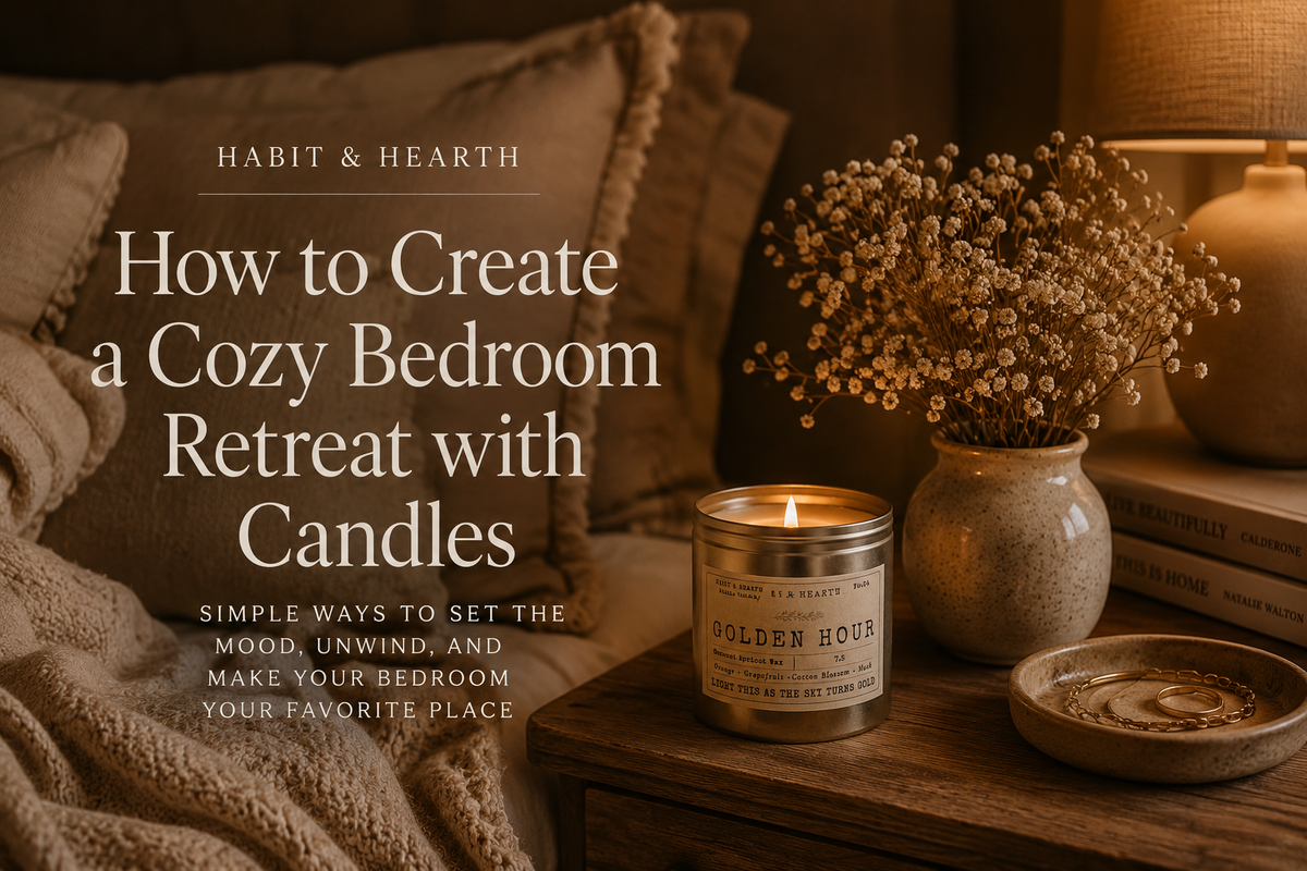 How to Create a Cozy Bedroom Retreat with Candles