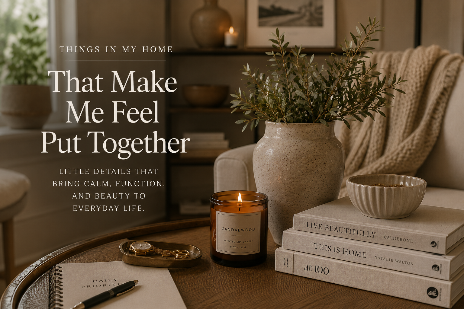 Things in My Home That Make Me Feel Put Together