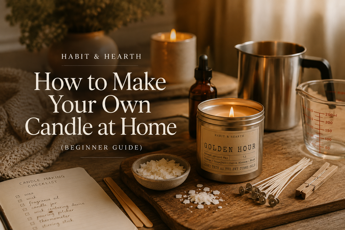 How to Make Your Own Candle at Home (Beginner Guide)