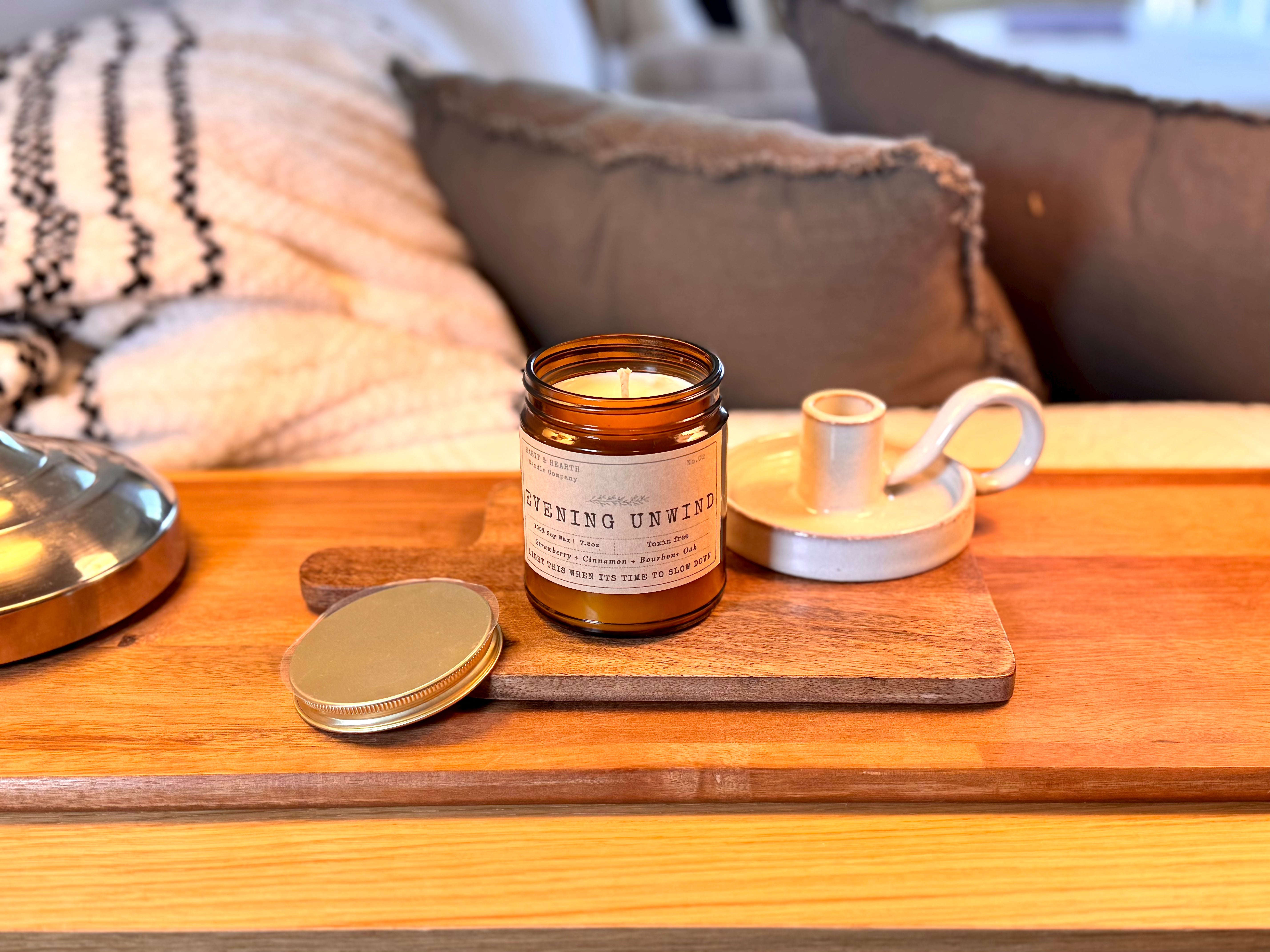 Cozy Rituals Evening & Cozy Rituals – Habit and Hearth Candle Company