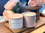 Rosé All Day (Pink Tin) 12.0oz Green Leaves + Rose + Carnation + Powder