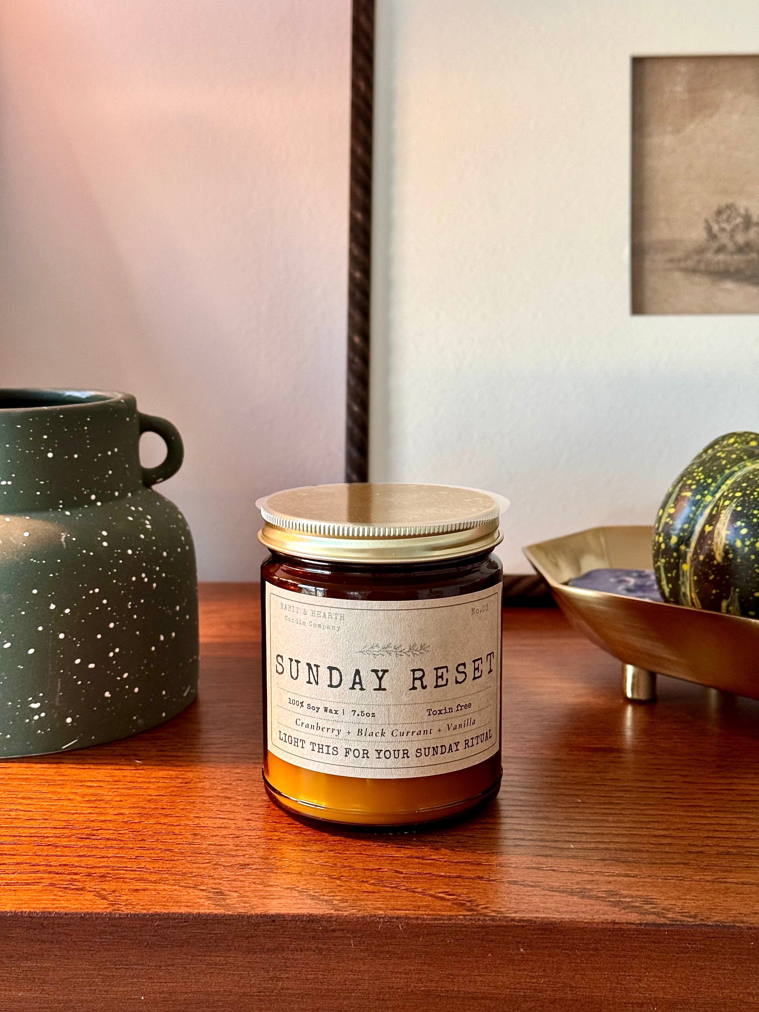 Sunday Reset (Amber Jar) - 7.5oz