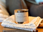 Fresh Linen (Copper Tin) 7.5oz  Lemon + Cotton Blossom + Linen + Sandalwood + Powder